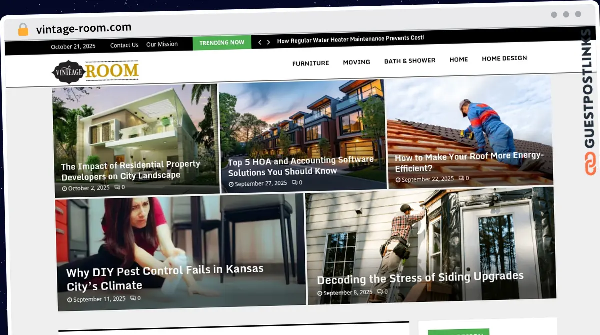Publish Guest Post on vintage-room.com