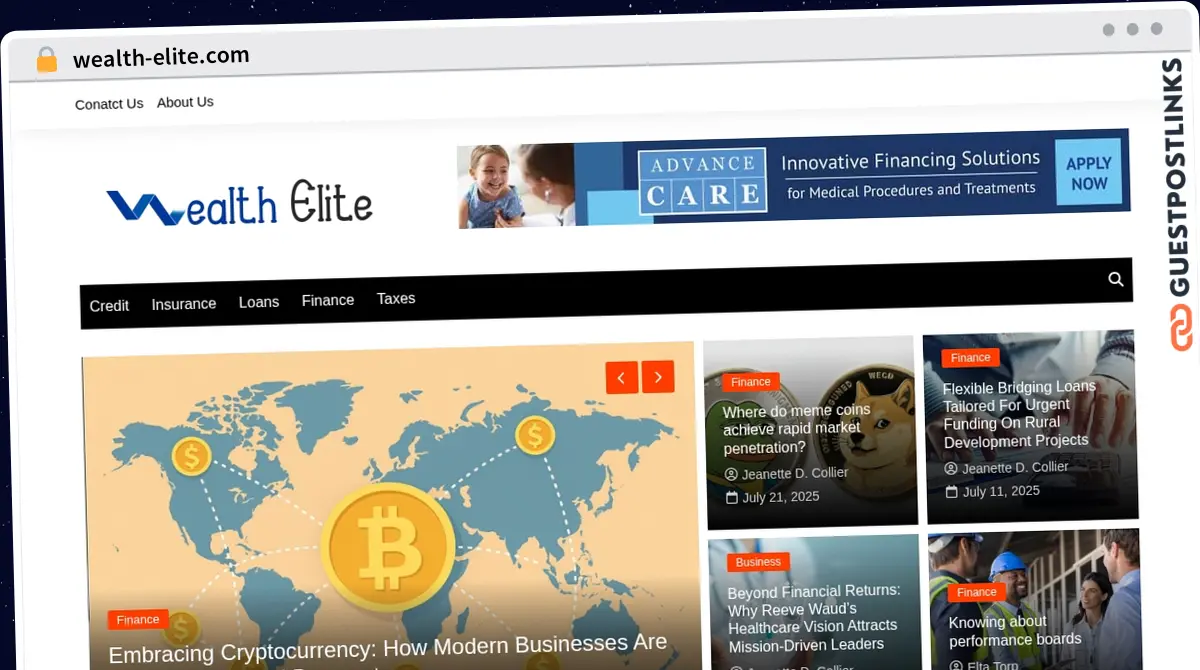 Publish Guest Post on wealth-elite.com