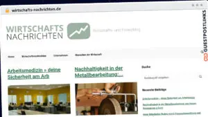 Publish Guest Post on wirtschafts-nachrichten.de