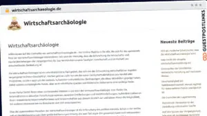 Publish Guest Post on wirtschaftsarchaeologie.de