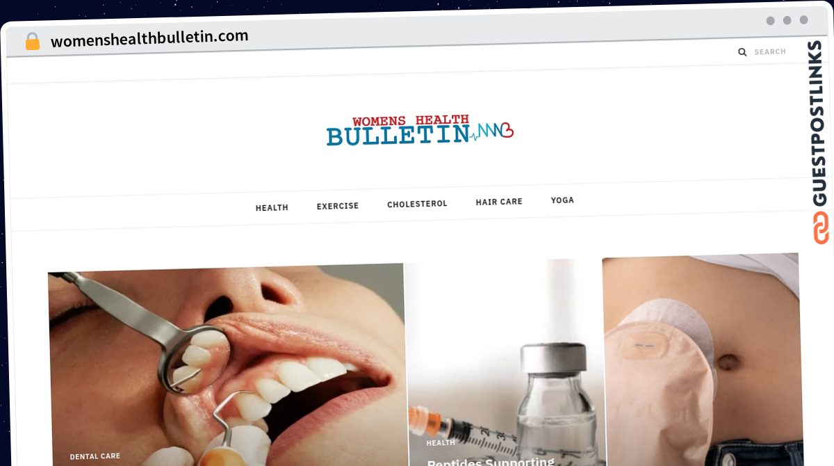Publish Guest Post on womenshealthbulletin.com