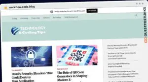 Publish Guest Post on workflow.code.blog