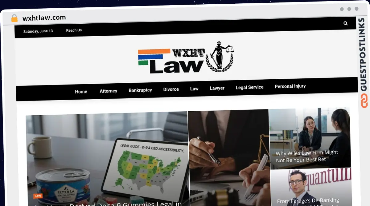 Publish Guest Post on wxhtlaw.com