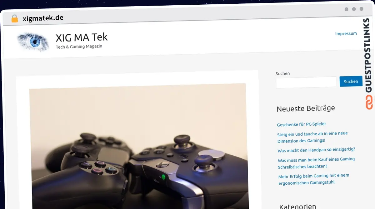 Publish Guest Post on xigmatek.de
