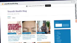 Publish Guest Post on yoursfit.health.blog
