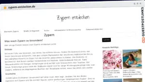 Publish Guest Post on zypern-entdecken.de