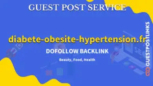 Buy Guest Post on diabete-obesite-hypertension.fr