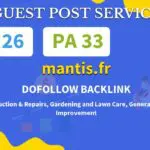 Buy Guest Post on mantis.fr
