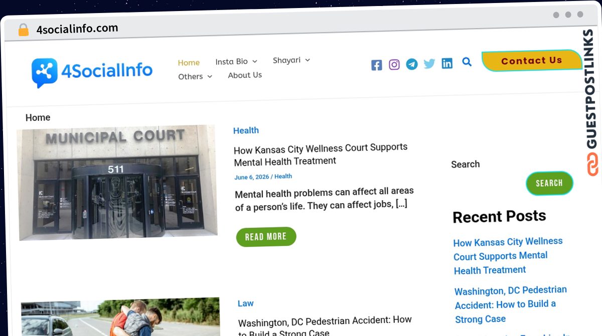Publish Guest Post on 4socialinfo.com