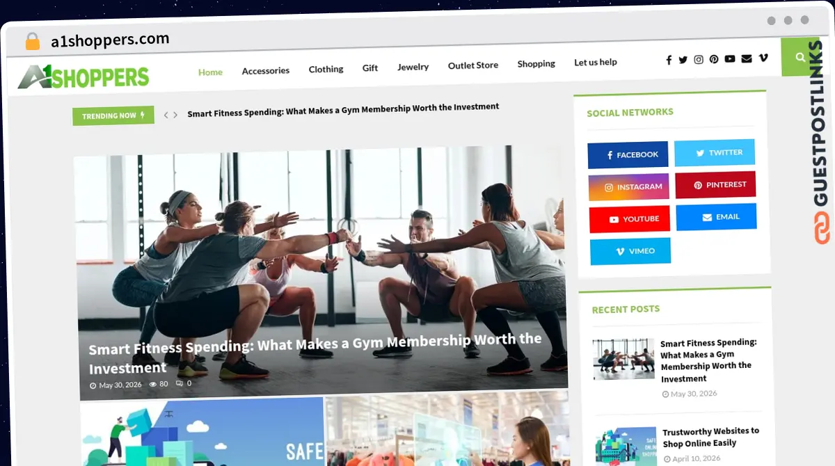 Publish Guest Post on a1shoppers.com