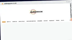 Publish Guest Post on addmagazine.co.uk