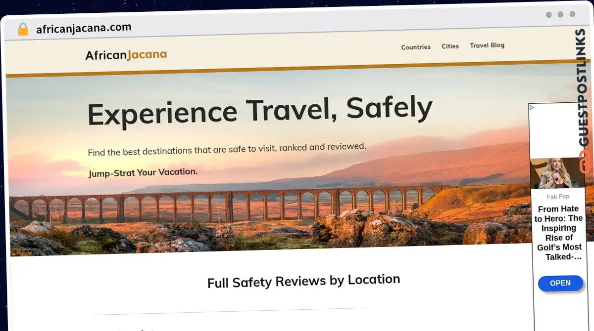 Publish Guest Post on africanjacana.com