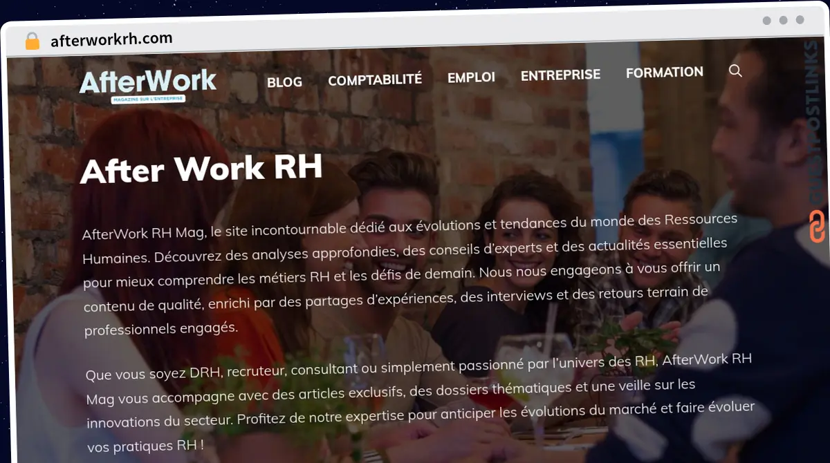 Publish Guest Post on afterworkrh.com