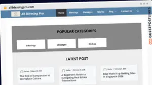 Publish Guest Post on allblessingpro.com