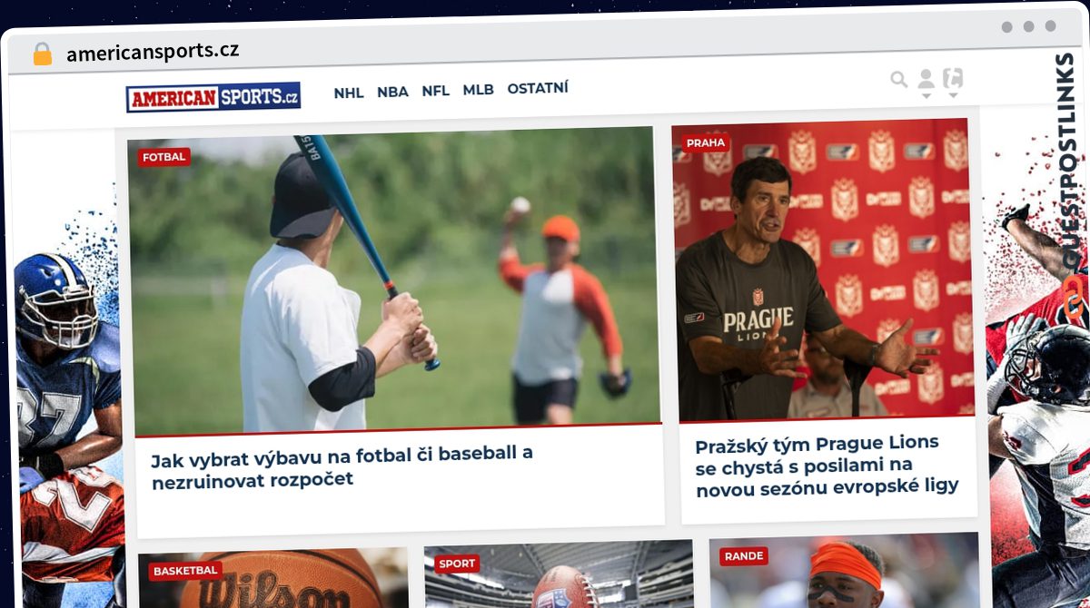 Publish Guest Post on americansports.cz