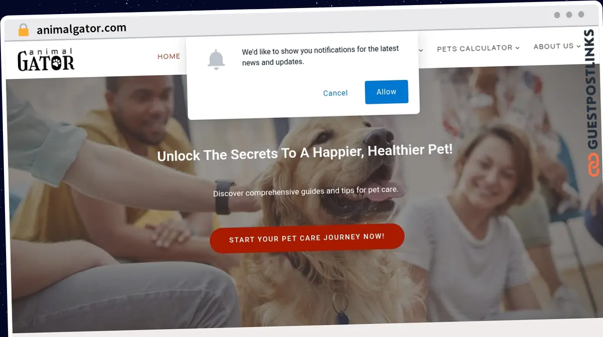 Publish Guest Post on animalgator.com