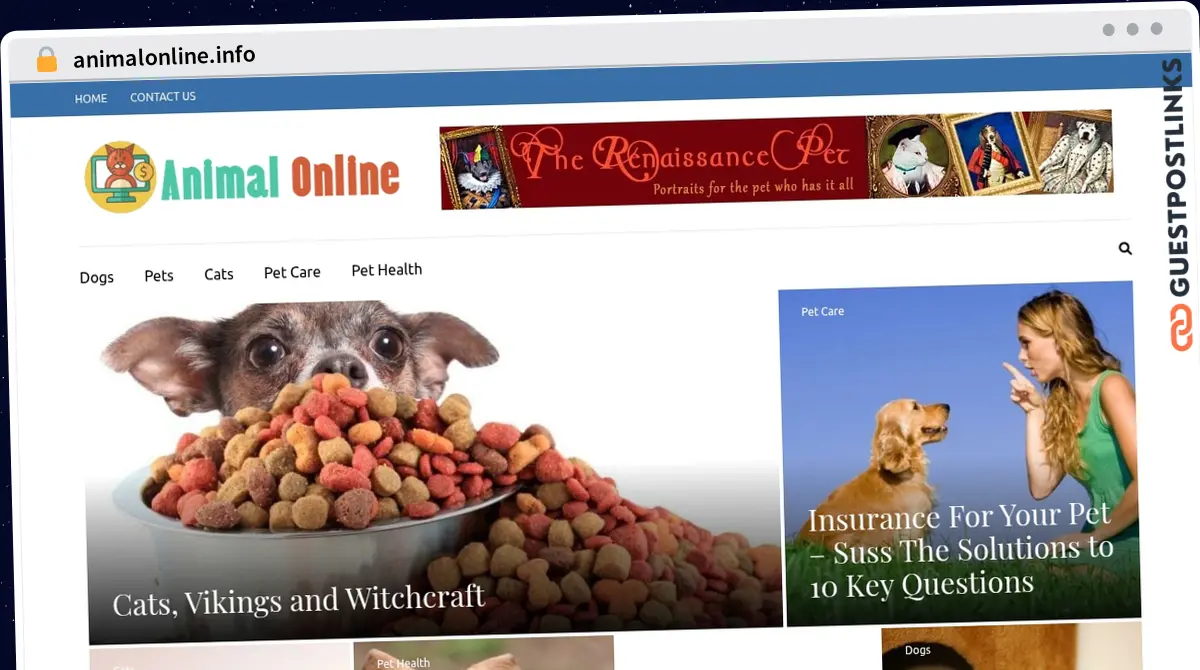 Publish Guest Post on animalonline.info