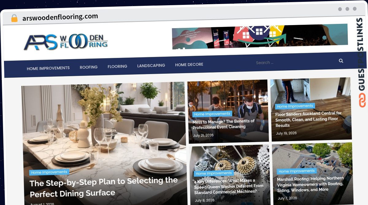 Publish Guest Post on arswoodenflooring.com