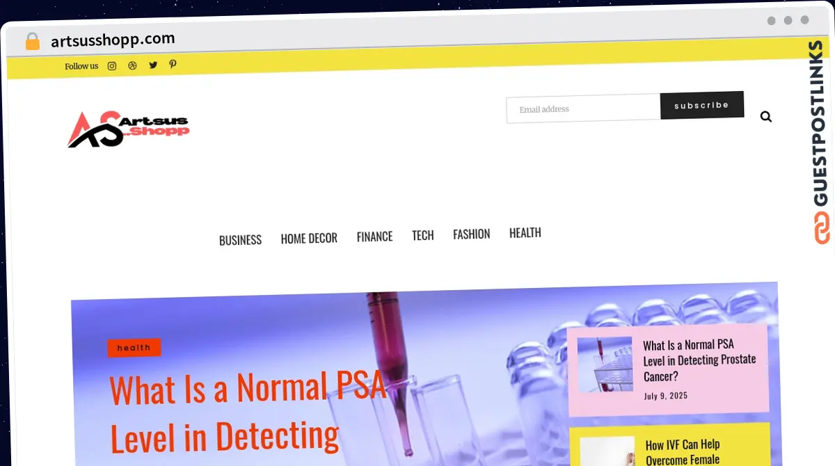 Publish Guest Post on artsusshopp.com