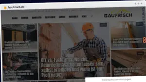 Publish Guest Post on baufrisch.de