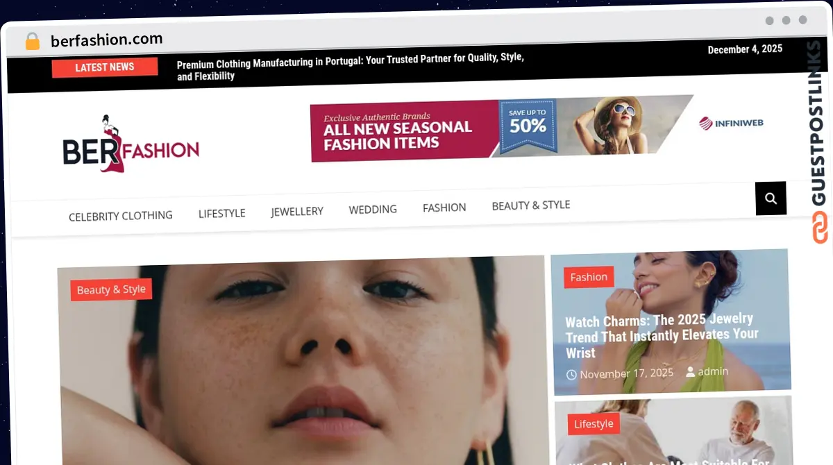 Publish Guest Post on berfashion.com