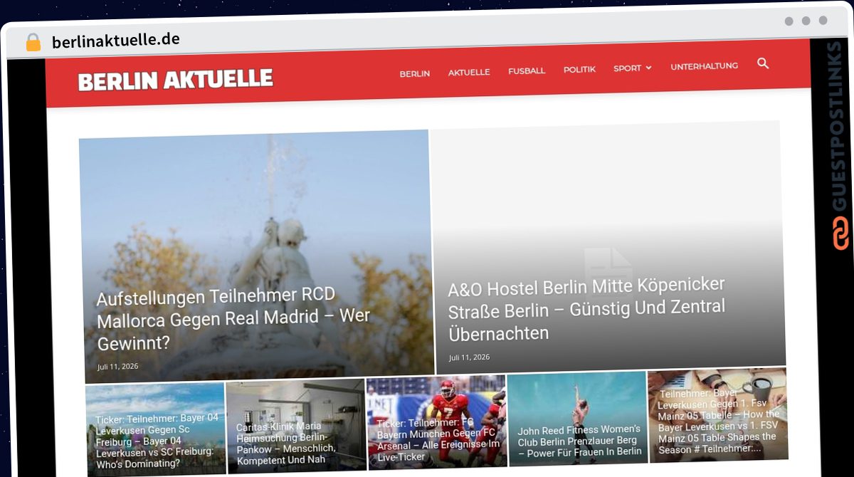 Publish Guest Post on berlinaktuelle.de
