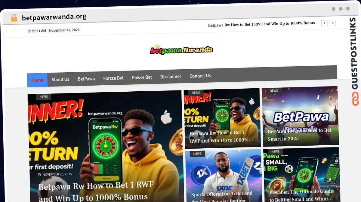 Publish Guest Post on betpawarwanda.org