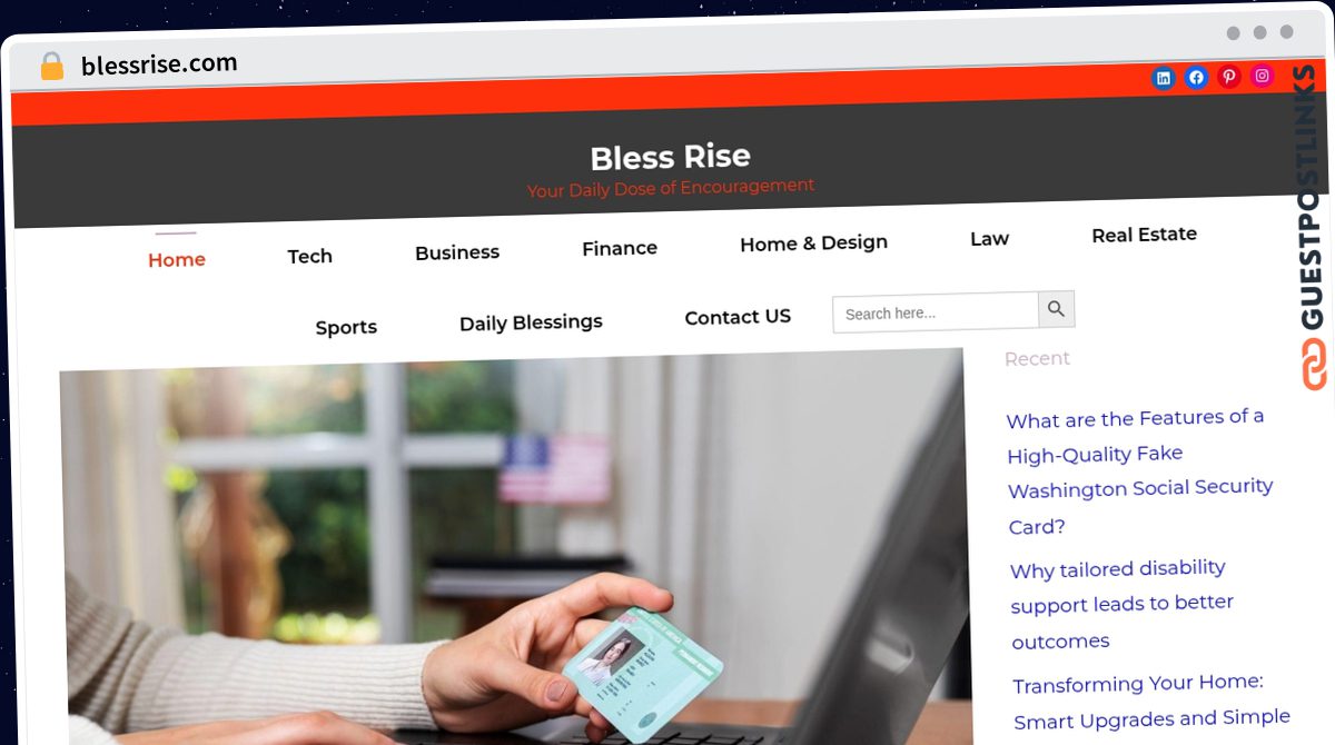 Publish Guest Post on blessrise.com