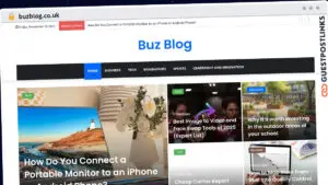 Publish Guest Post on buzblog.co.uk