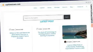 Publish Guest Post on captionstown.com