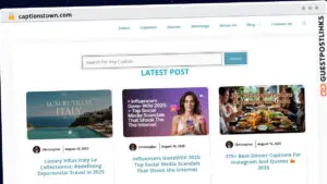 Publish Guest Post on captionstown.com