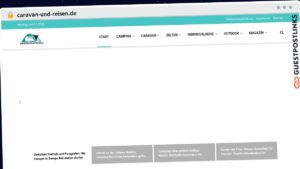 Publish Guest Post on caravan-und-reisen.de
