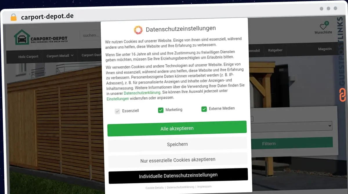 Publish Guest Post on carport-depot.de