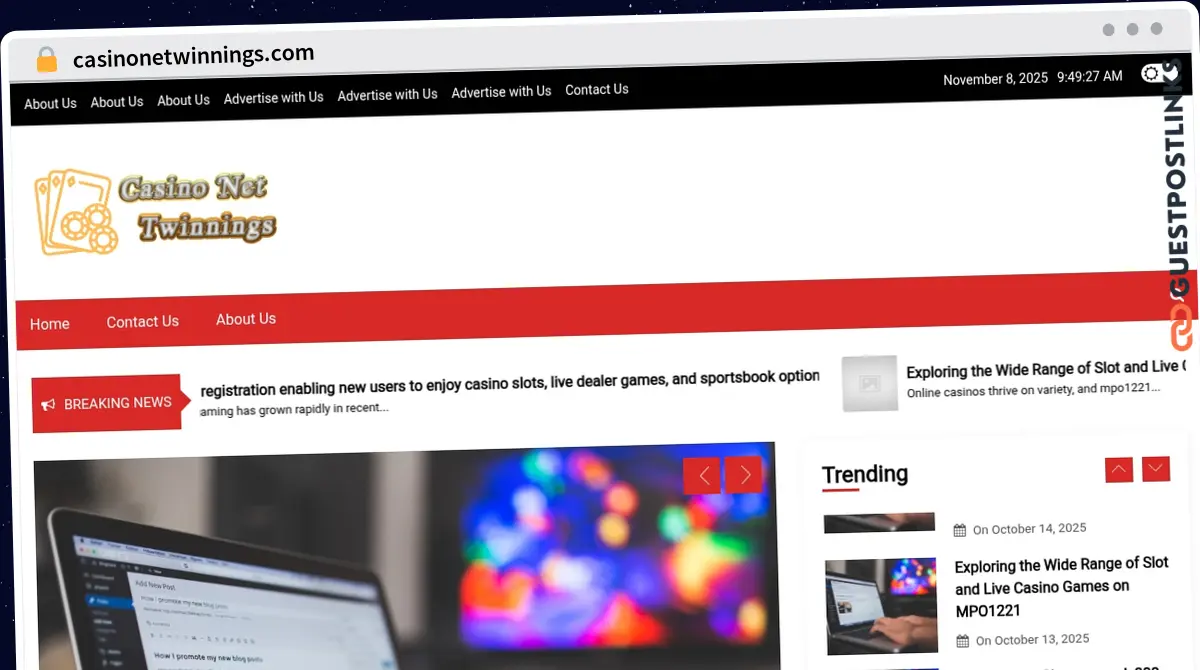 Publish Guest Post on casinonetwinnings.com