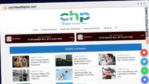 Publish Guest Post on catchhealthplan.com