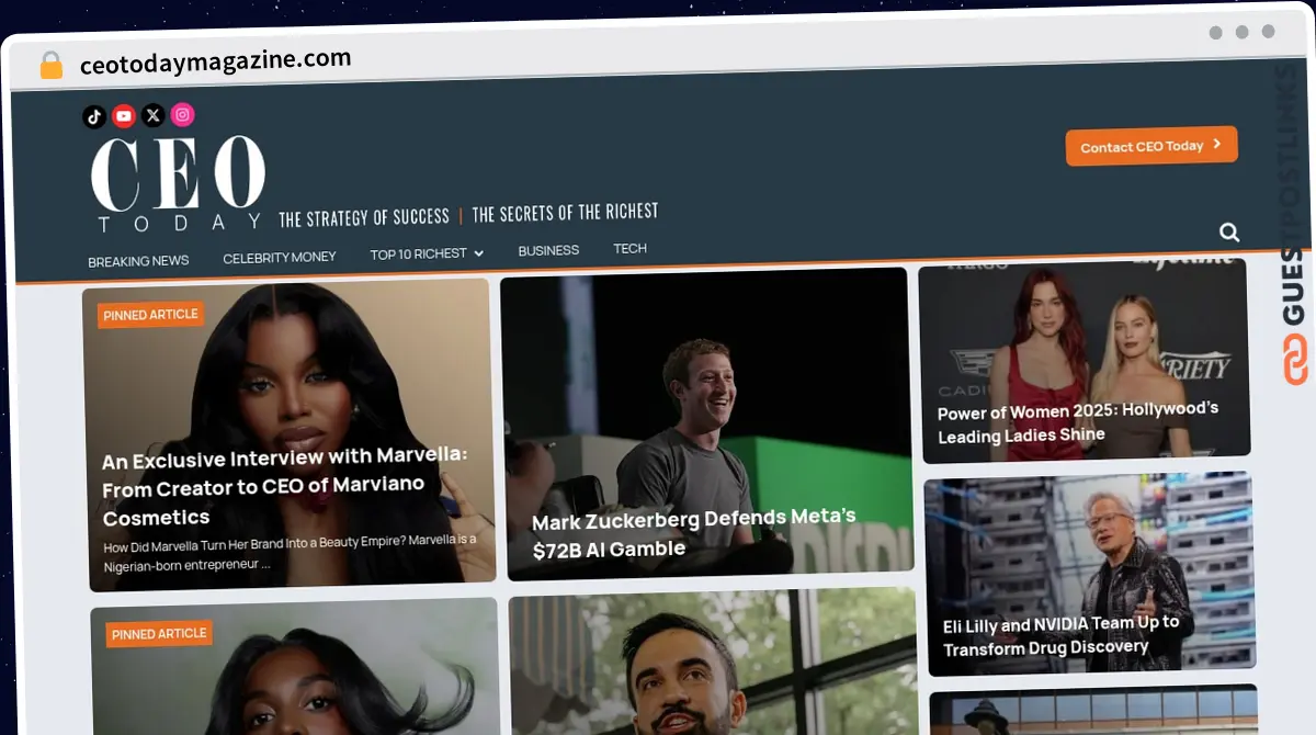 Publish Guest Post on ceotodaymagazine.com