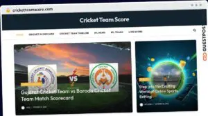 Publish Guest Post on cricketteamscore.com