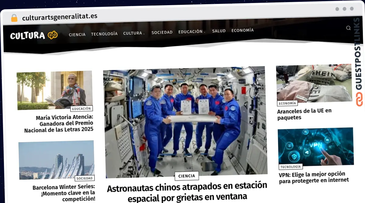 Publish Guest Post on culturartsgeneralitat.es