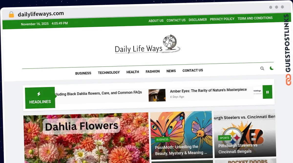 Publish Guest Post on dailylifeways.com