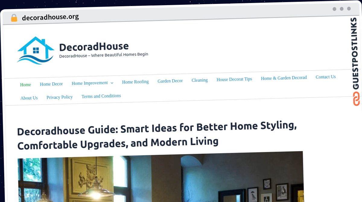 Publish Guest Post on decoradhouse.org