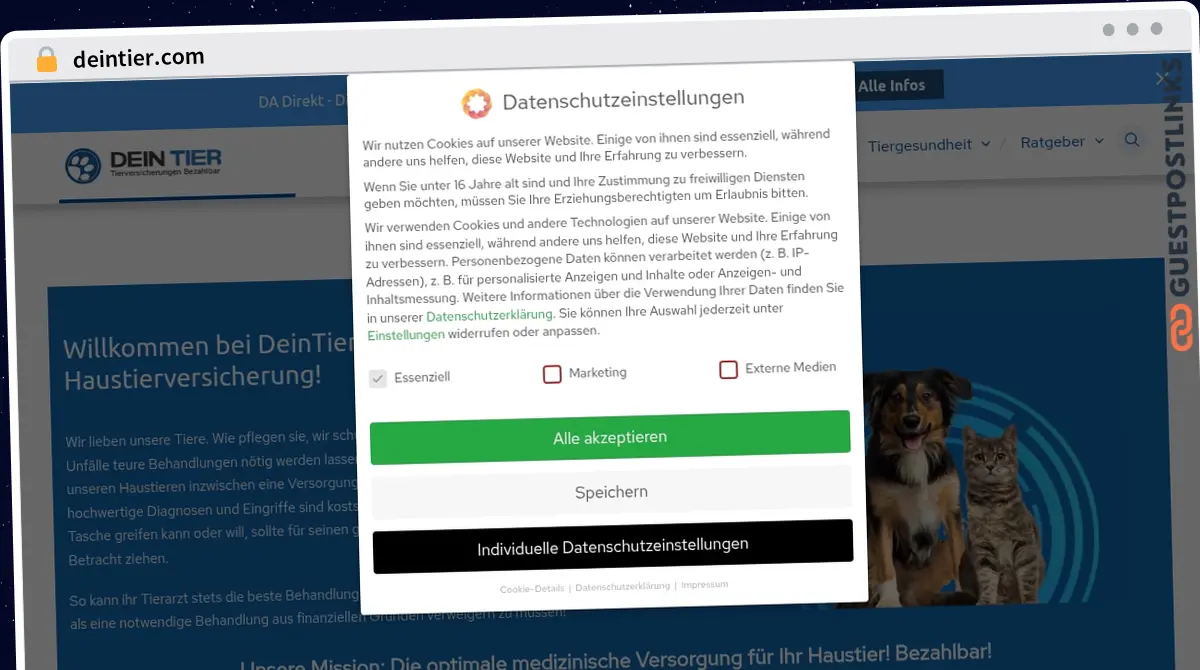 Publish Guest Post on deintier.com