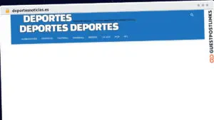 Publish Guest Post on deportesnoticias.es
