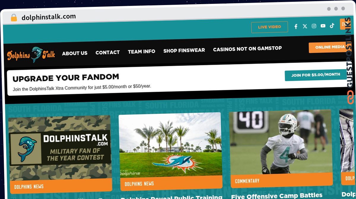 Publish Guest Post on dolphinstalk.com