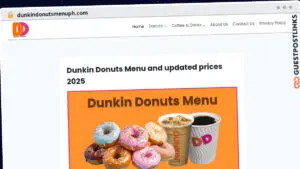 Publish Guest Post on dunkindonutsmenuph.com