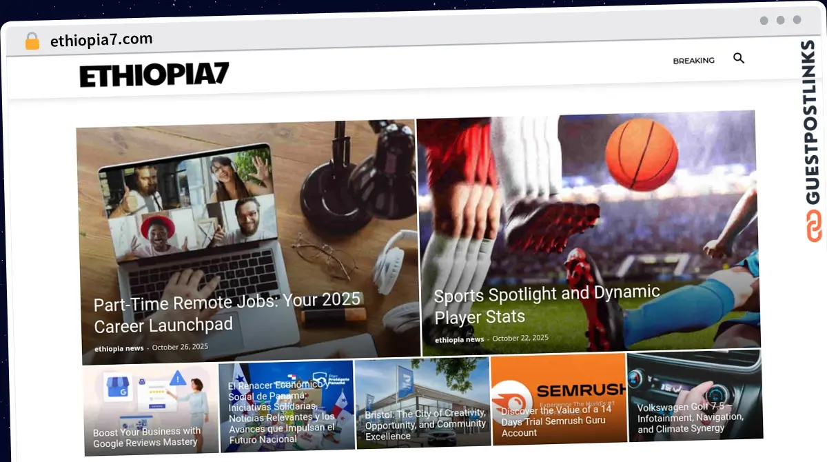 Publish Guest Post on ethiopia7.com