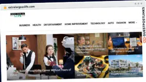 Publish Guest Post on extralargeaslife.com