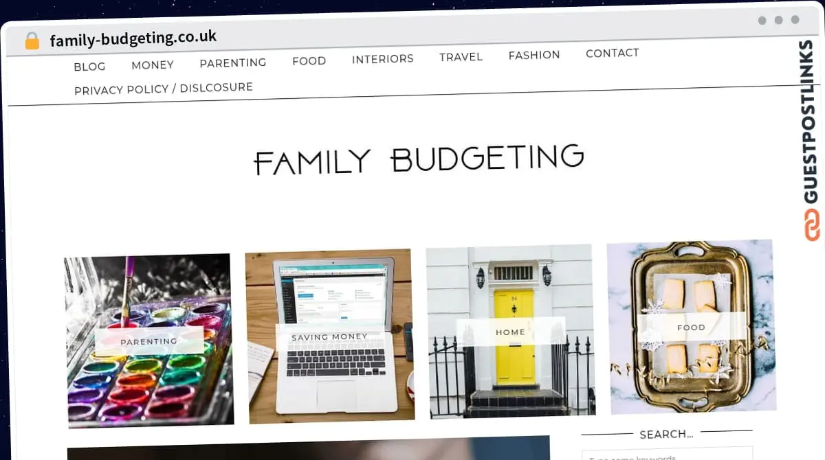 Publish Guest Post on family-budgeting.co.uk