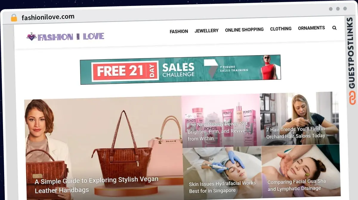 Publish Guest Post on fashionilove.com