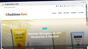 Publish Guest Post on fashionsfave.com