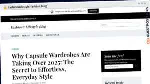 Publish Guest Post on fashionslifestyle.fashion.blog